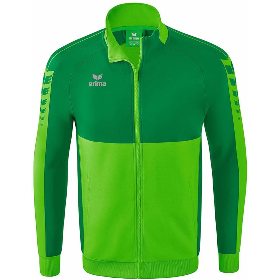 Kinder Erima Jacken | Erima Kinder Trainingsjacke Six Wings Grun