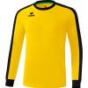 Herren Erima Trikots | Erima Herren Langarm Trikot Retro Star Gelb-Schwarz