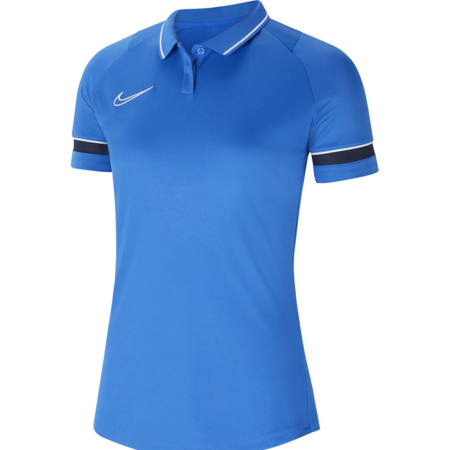 Damen Nike Polo-Shirts | Nike Damen Poloshirt Academy 21 Blau