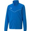 Kinder Puma Jacken | Puma Kinder Polyester Trainingsjacke Teamrise Blau-Weis