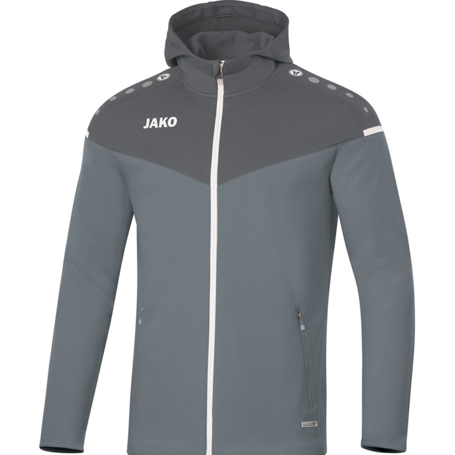 Herren Jako Jacken | Jako Herren Kapuzenjacke Champ 2.0 Grau