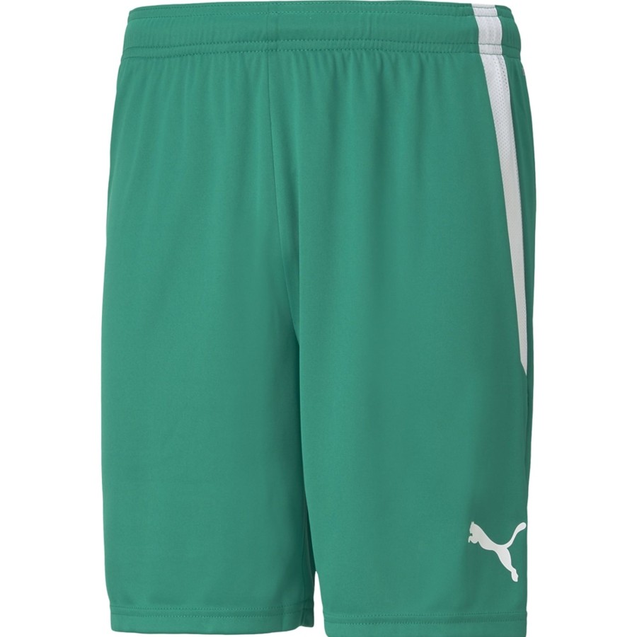 Kinder Puma Shorts | Puma Kinder Shorts Teamliga Grun-Weis