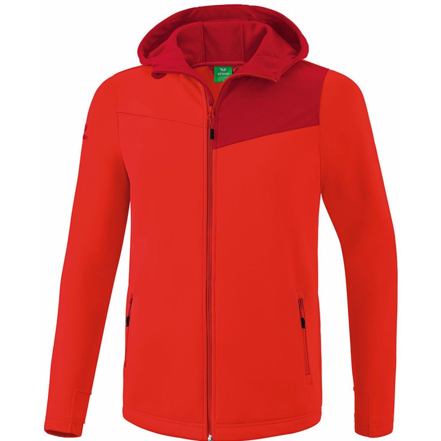 Herren Erima Jacken | Erima Herren Softshelljacke Performance Rot