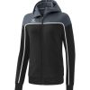 Damen Erima Jacken | Erima Damen Change By Erima Trainingsjacke Mit Kapuze Black Grey/Slate Grey/Weis Gunstig