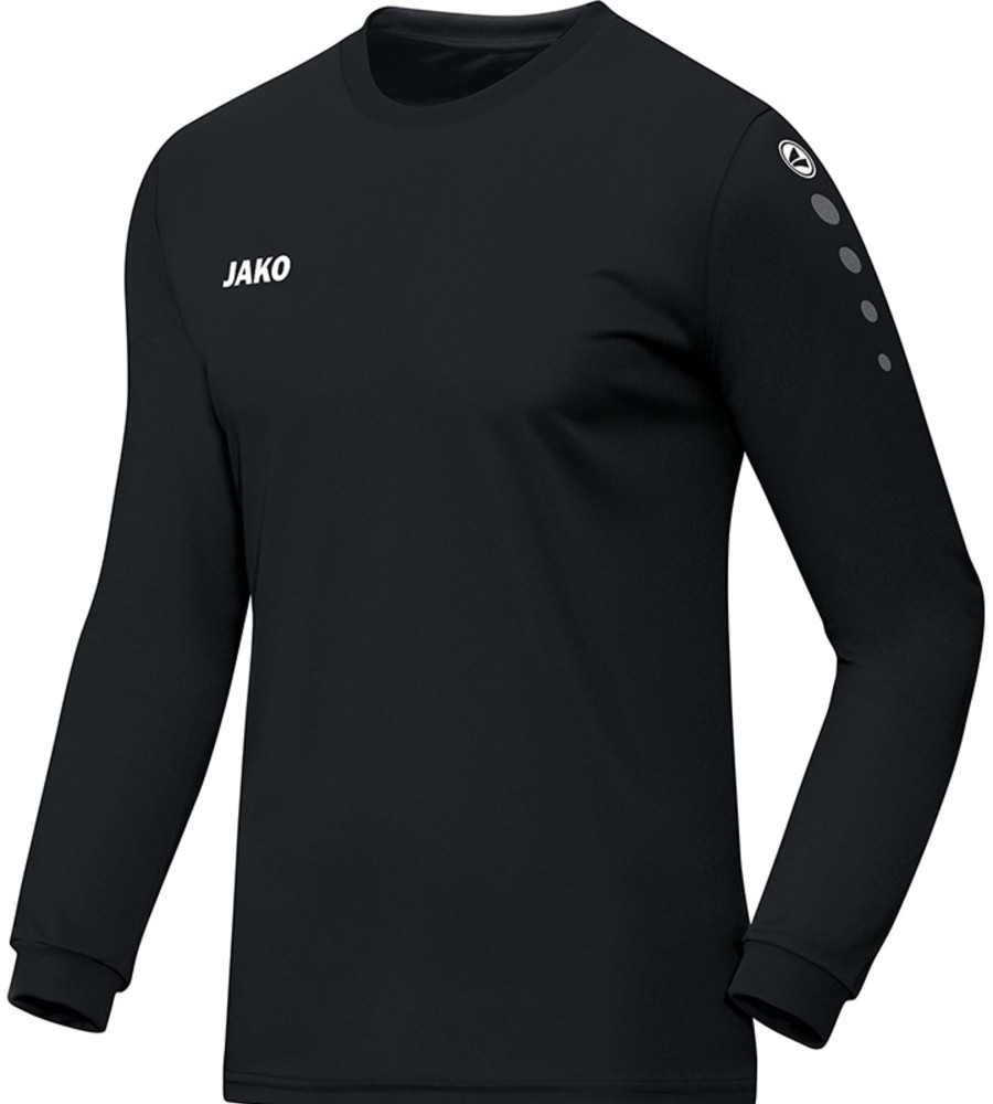 Herren Jako Trikots | Jako Team Langarm Trikot Schwarz