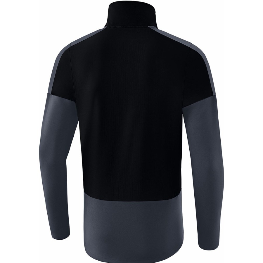 Herren Erima Sweatshirts | Erima Herren Trainingstop Squad Schwarz-Grau