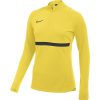 Damen Nike Trikots | Nike Damen Langarm Drill Top Academy 21 Gelb-Schwarz