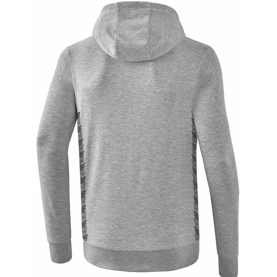 Herren Erima Hoodies | Erima Herren Kapuzensweat Essential Team Grau