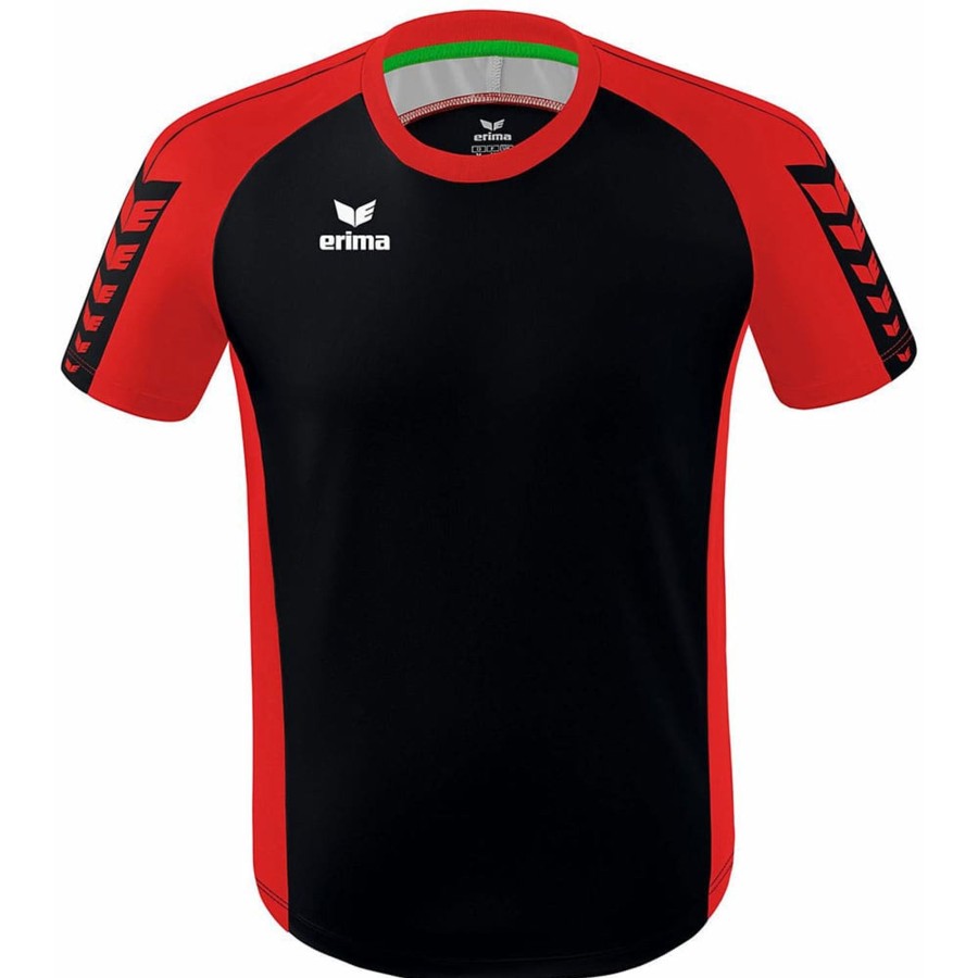 Herren Erima Trikots | Erima Trikot Six Wings Schwarz-Rot