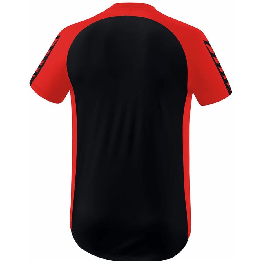 Herren Erima Trikots | Erima Trikot Six Wings Schwarz-Rot