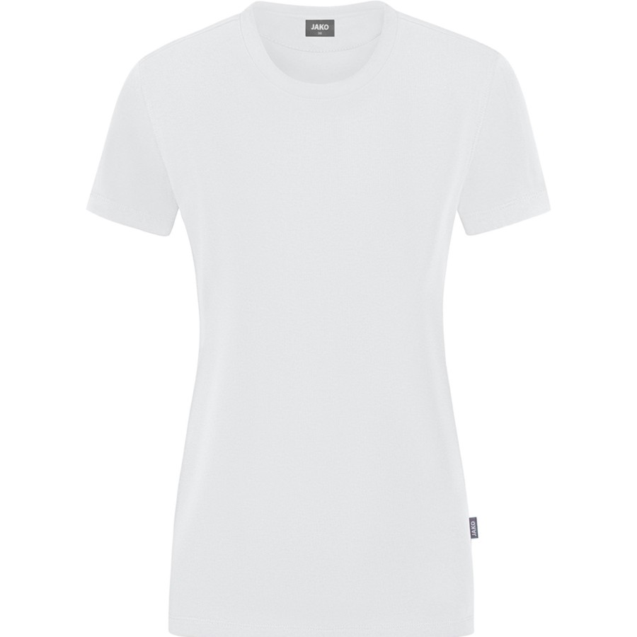 Damen Jako T-Shirts | Jako Damen T-Shirt Doubletex Weis