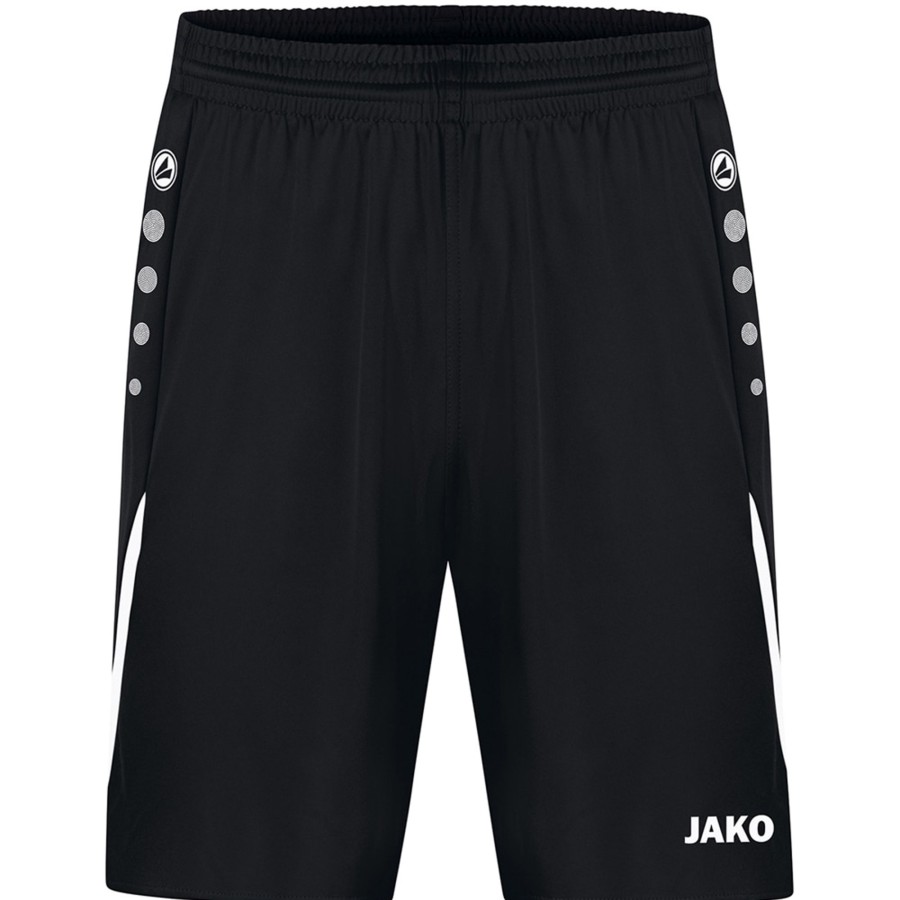 Damen Jako Shorts | Jako Damen Sporthose Challenge Schwarz-Weis