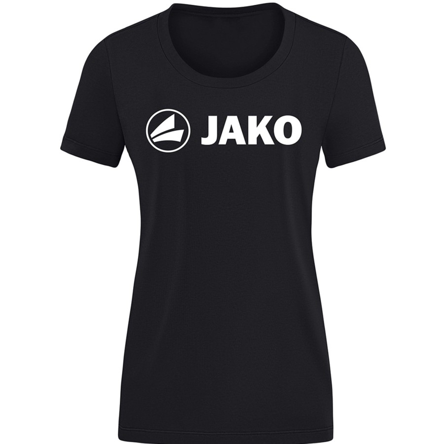 Damen Jako T-Shirts | Jako Damen T-Shirt Promo Schwarz