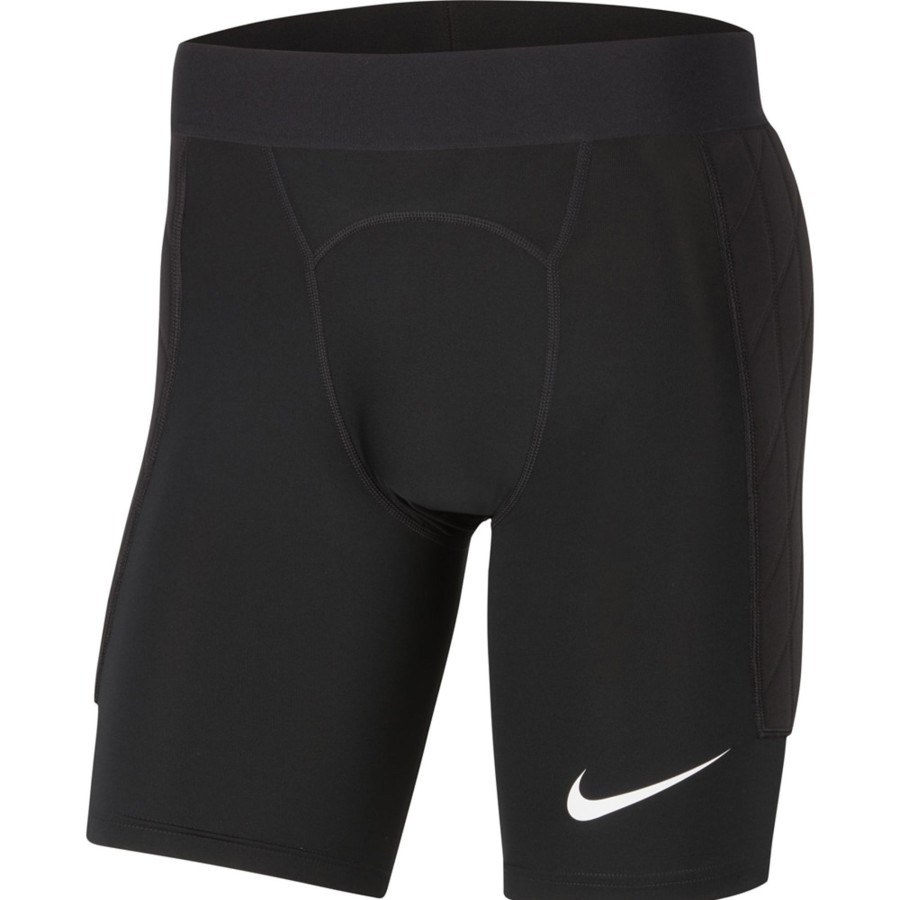 Herren Nike Torwarthosen | Nike Torwartshorts Gardien Schwarz-Weis