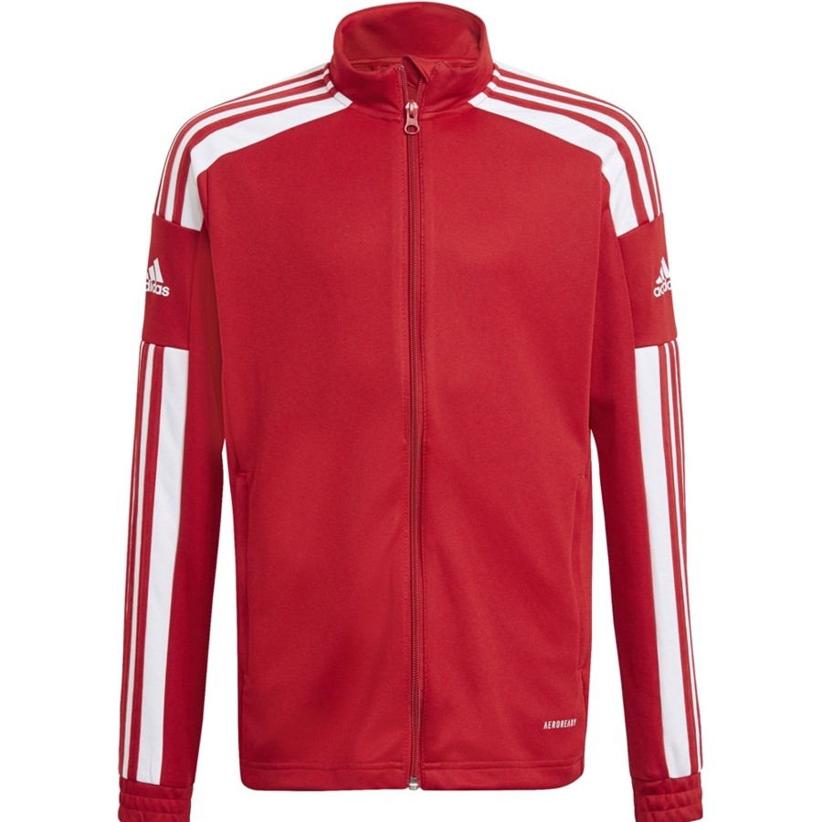 Herren Adidas Jacken | Adidas Kinder Trainingsjacke Squadra 21 Rot-Weis