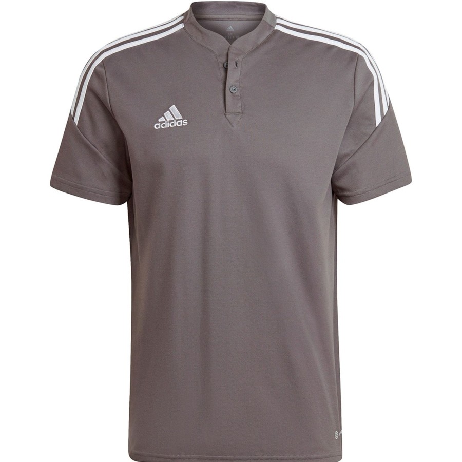 Herren Adidas Polo-Shirts | Adidas Poloshirt Condivo 22 Grau