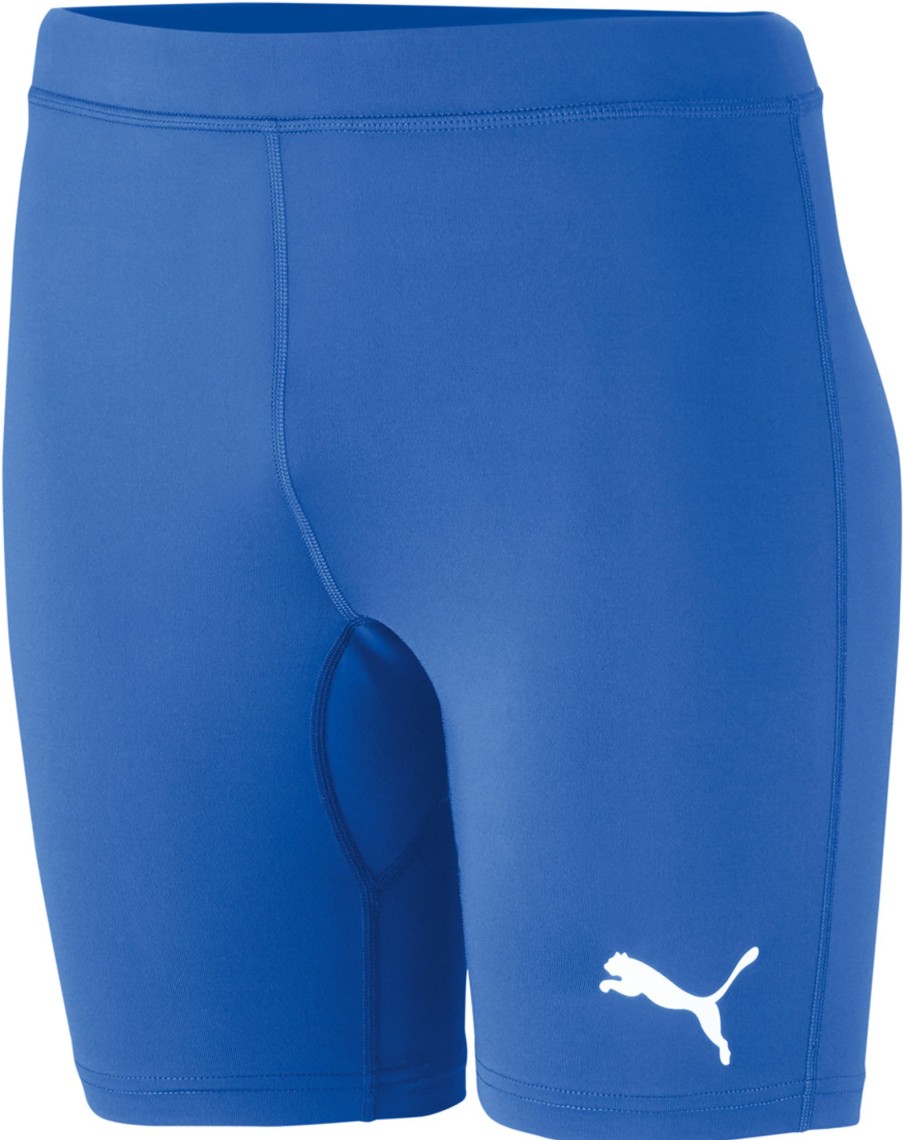 Herren Puma Baselayer | Puma Liga Baselayer Short Tights Electric Blue Lemonade