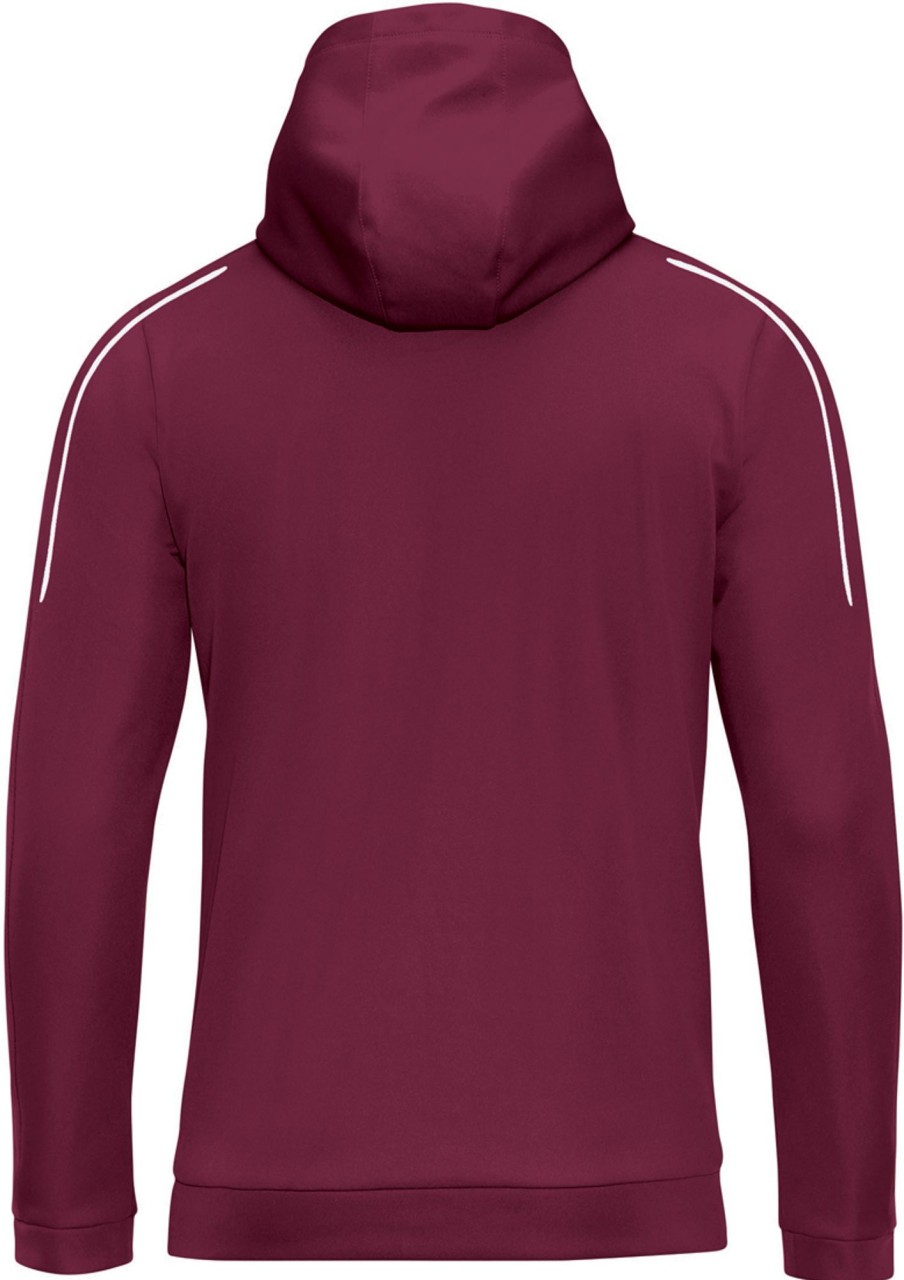 Herren Jako Jacken | Jako Classico Kapuzenjacke Maroon