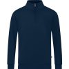 Herren Jako Sweatshirts | Jako Herren Ziptop Organic Blau