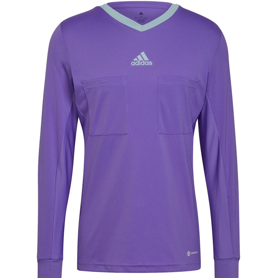 Herren Adidas Trikots | Adidas Herren Schiedsrichter Langarm Trikot Referee 22 Lila