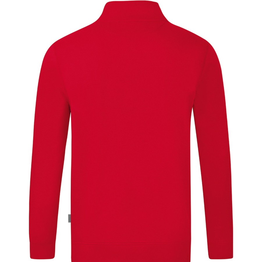 Herren Jako Sweatshirts | Jako Herren Ziptop Doubletex Rot