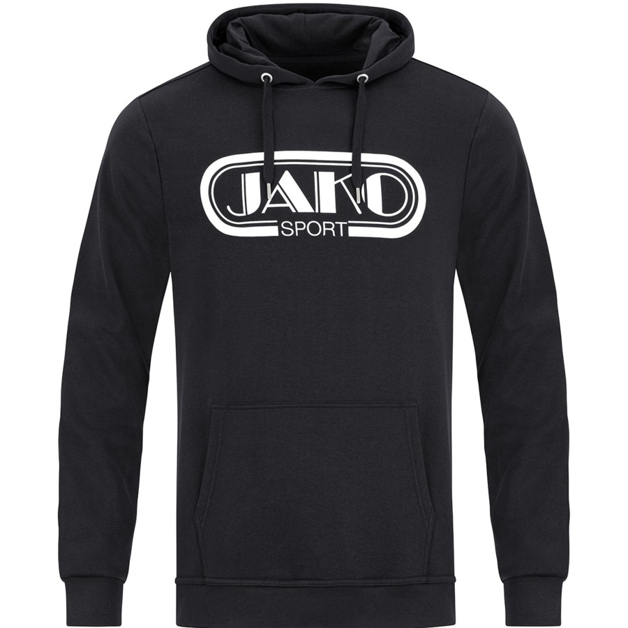 Herren Jako Hoodies | Jako Herren Kapuzensweat Retro Schwarz