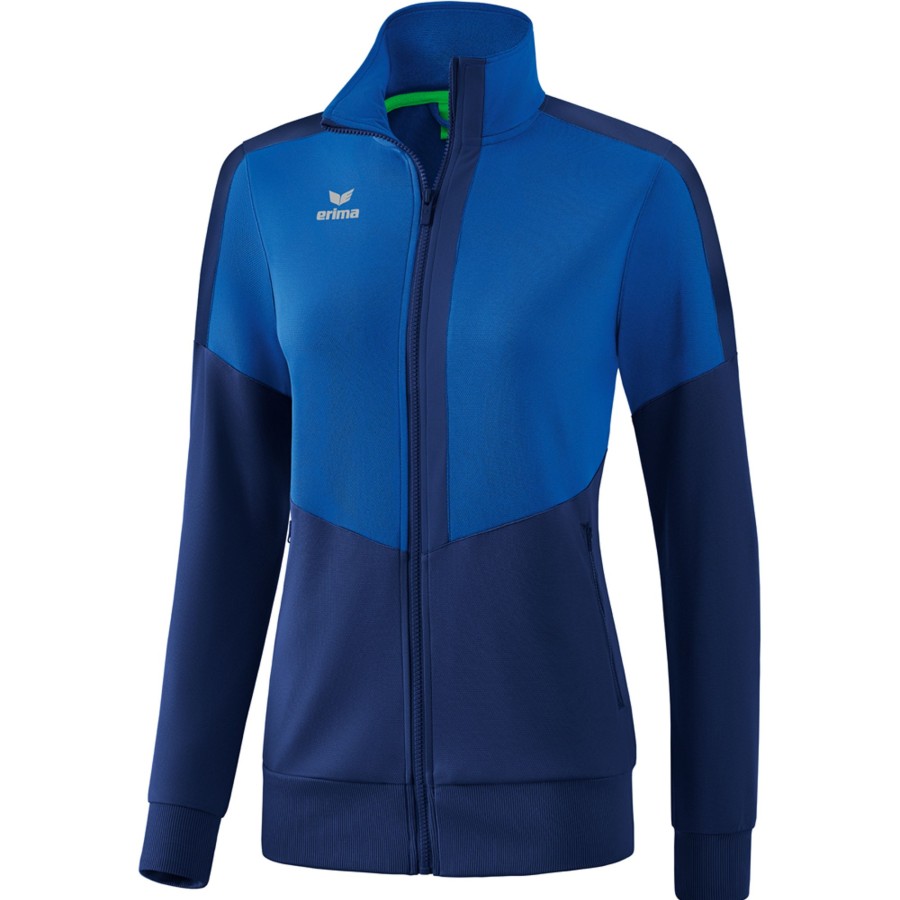 Damen Erima Jacken | Erima Damen Trainingsjacke Squad Blau