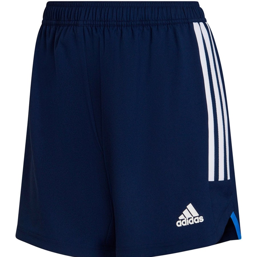 Damen Adidas Shorts | Adidas Damen Md Shorts Condivo 22 Blau-Weis