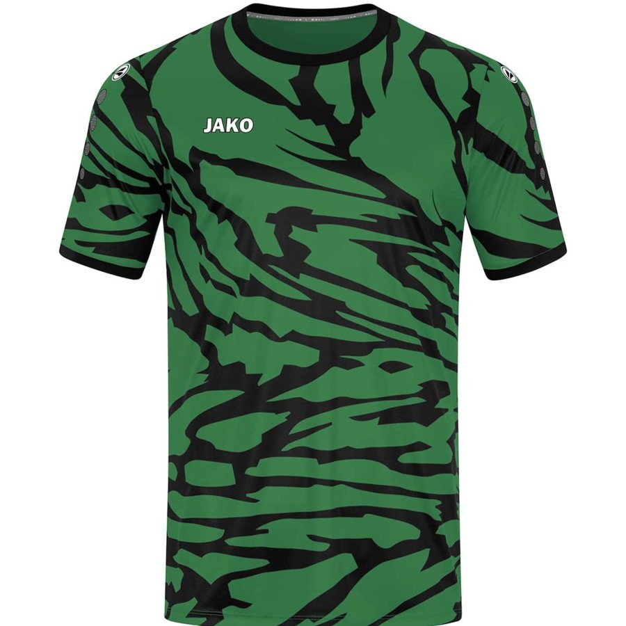 Kinder Jako Trikots | Jako Kinder Trikot Animal Sportgrun/Schwarz