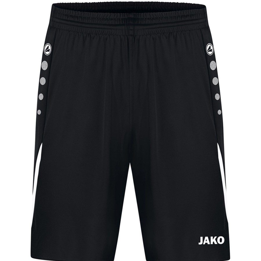 Herren Jako Shorts | Jako Herren Sporthose Challenge Schwarz-Weis