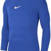 Herren Nike Baselayer | Nike Park First Layer Langarm Shirt Royal Blue-Weis