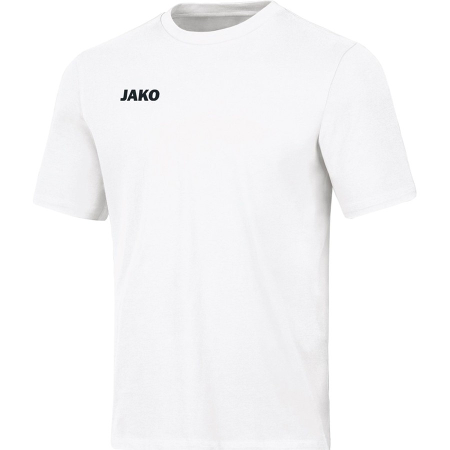 Herren Jako T-Shirts | Jako Herren T-Shirt Base Weis