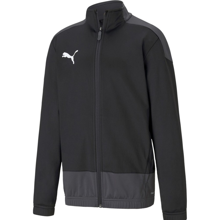 Kinder Puma Jacken | Puma Kinder Trainingsjacke Teamgoal 23 Schwarz-Grau