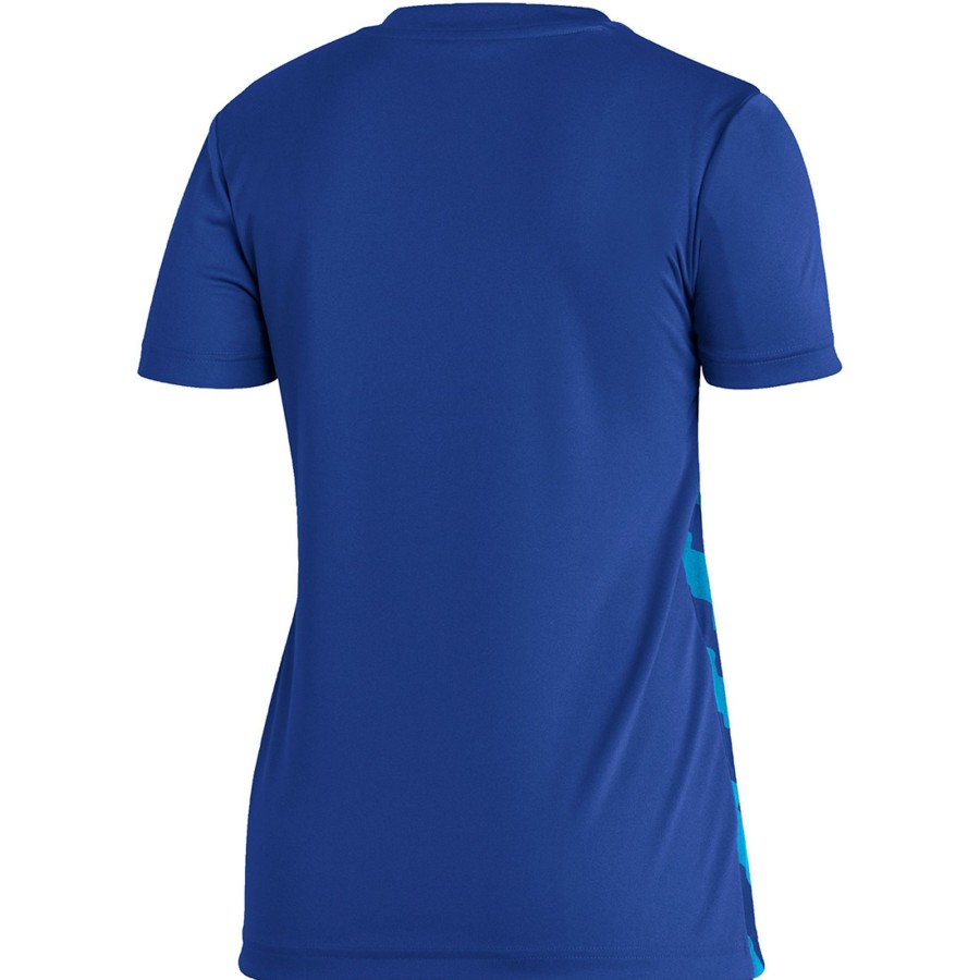 Damen Adidas Trikots | Adidas Damen Gfx Trikot Entrada 22 Blau