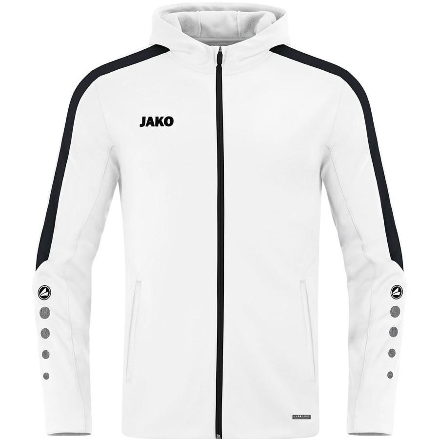 Damen Jako Jacken | Jako Damen Kapuzenjacke Power Weis