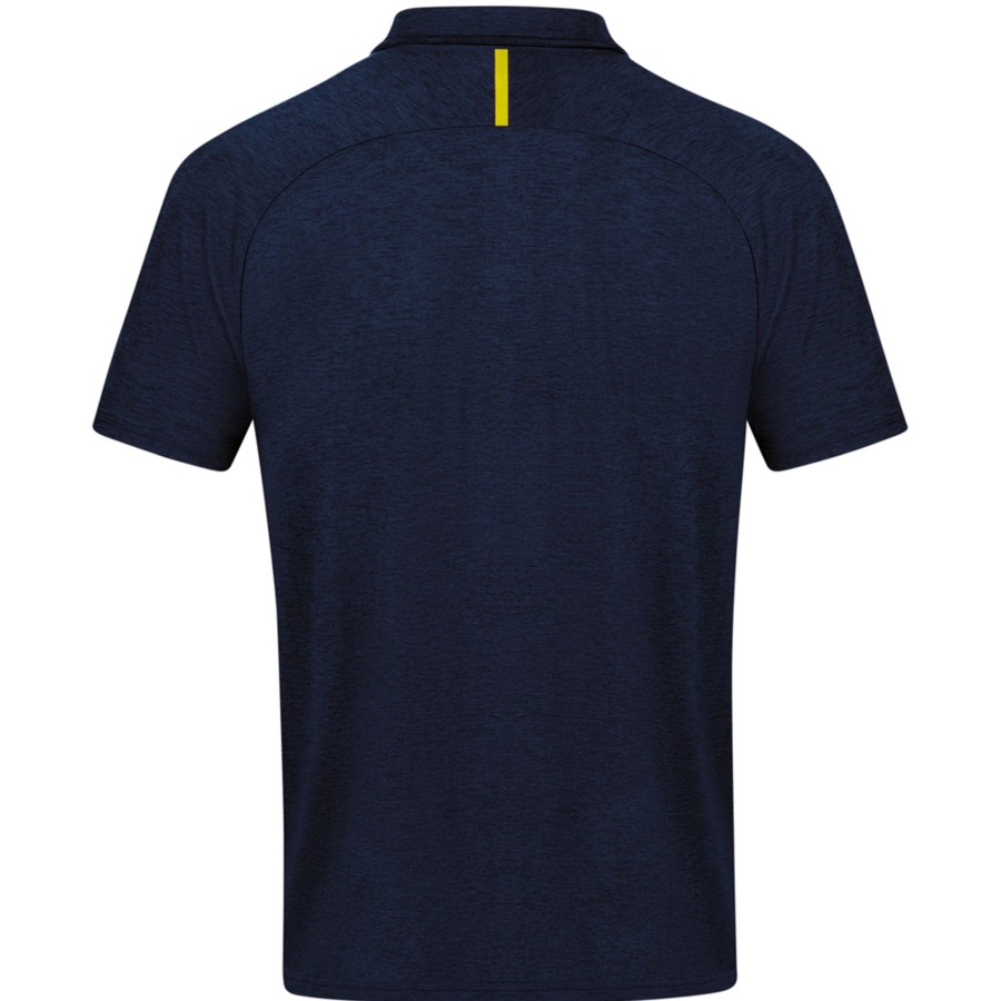 Herren Jako Polo-Shirts | Jako Herren Polo Challenge Blau-Gelb