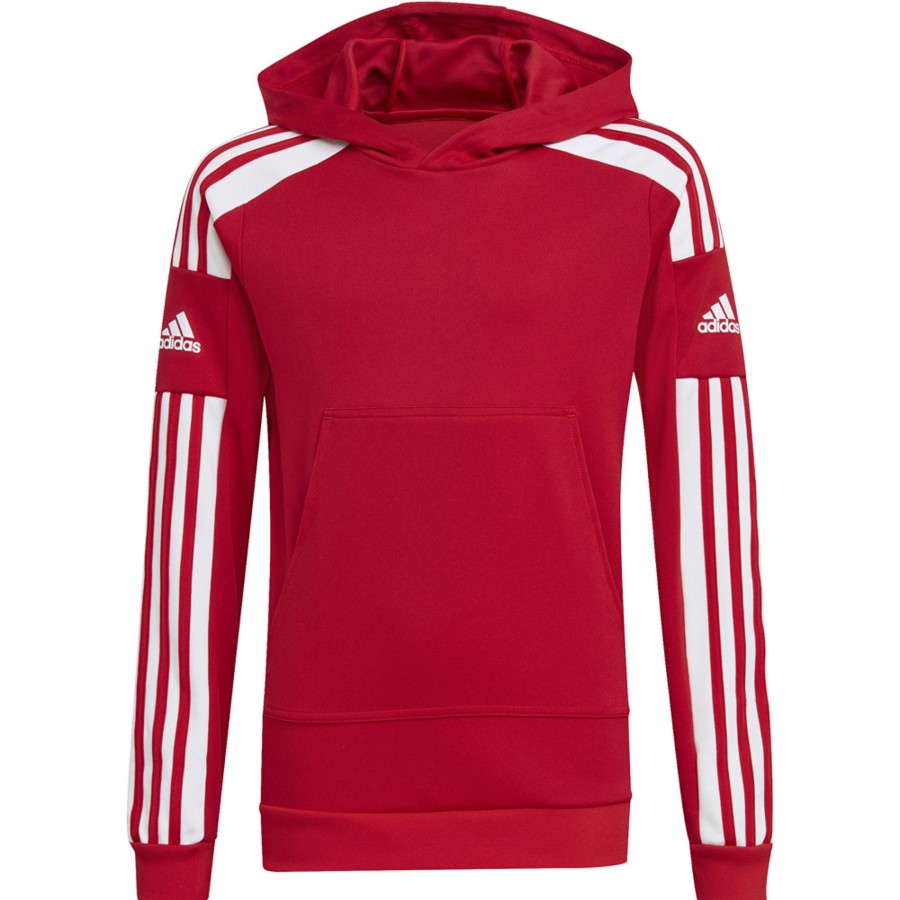 Kinder Adidas Hoodies | Adidas Kinder Hoodie Squadra 21 Rot-Weis