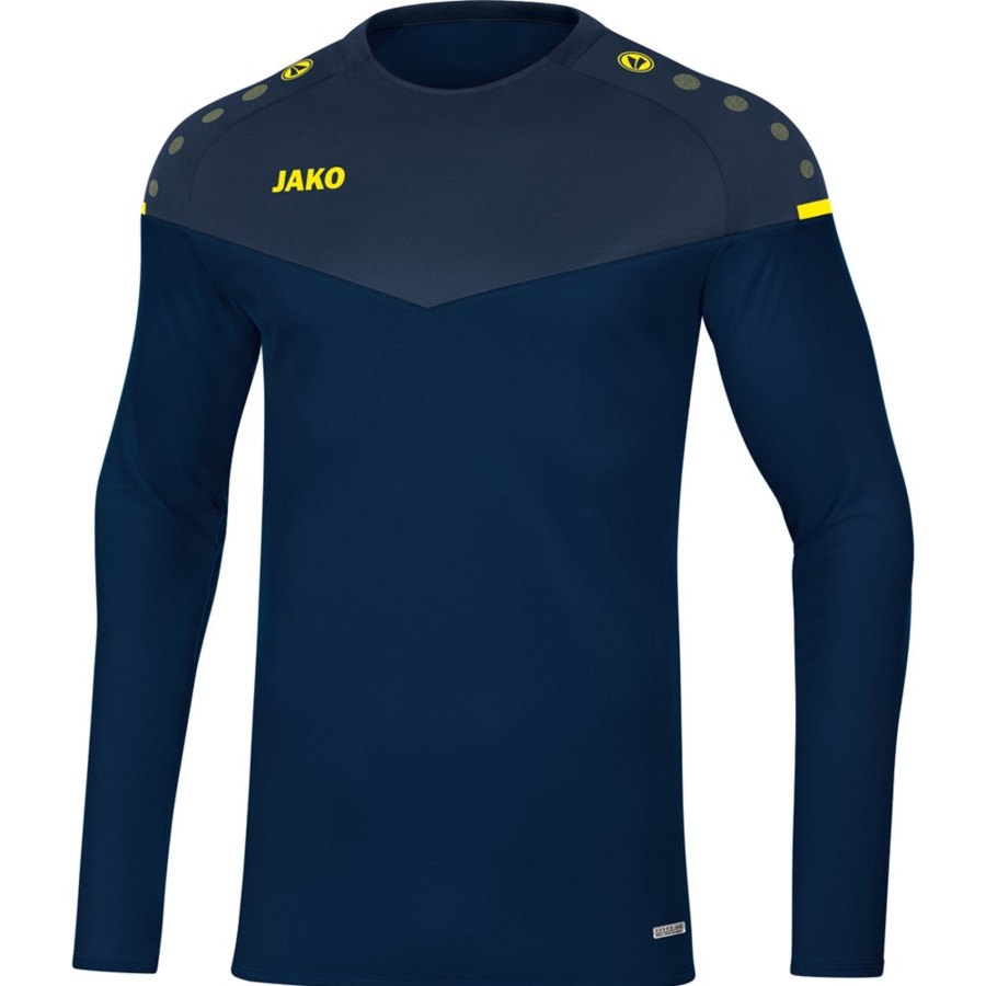 Kinder Jako Sweatshirts | Jako Kinder Sweatshirt Champ 2.0 Blau-Gelb