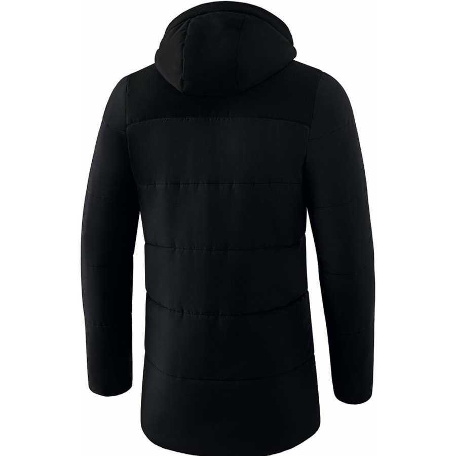 Herren Erima Jacken | Erima Herren Winterjacke Squad Schwarz