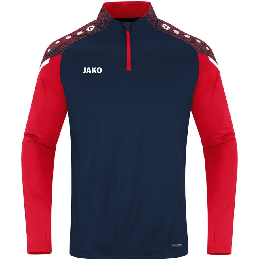 Kinder Jako Sweatshirts | Jako Kinder Ziptop Performance Blau-Rot