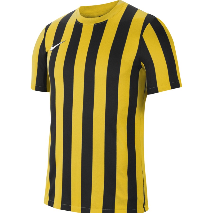 Kinder Nike Trikots | Nike Kinder Kurzarm Trikot Striped Division Iv Gelb-Schwarz