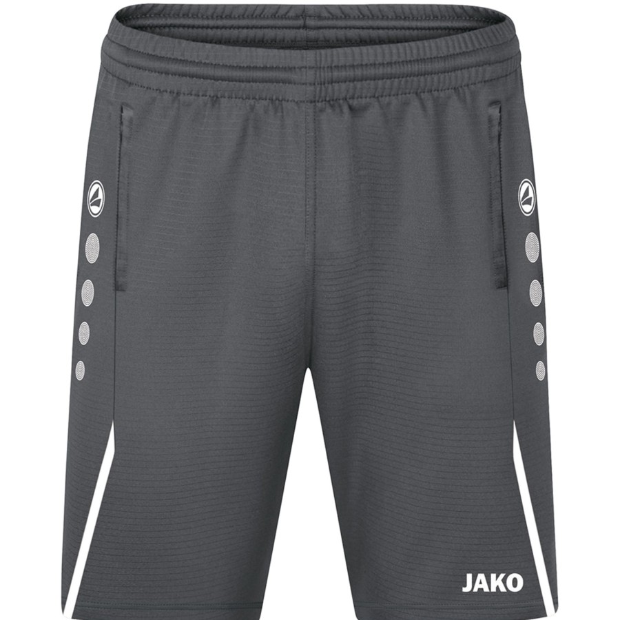 Kinder Jako Shorts | Jako Kinder Trainingsshorts Challenge Grau-Weis