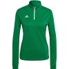 Damen Adidas Sweatshirts | Adidas Damen Trainingstop Entrada 22 Grun-Weis