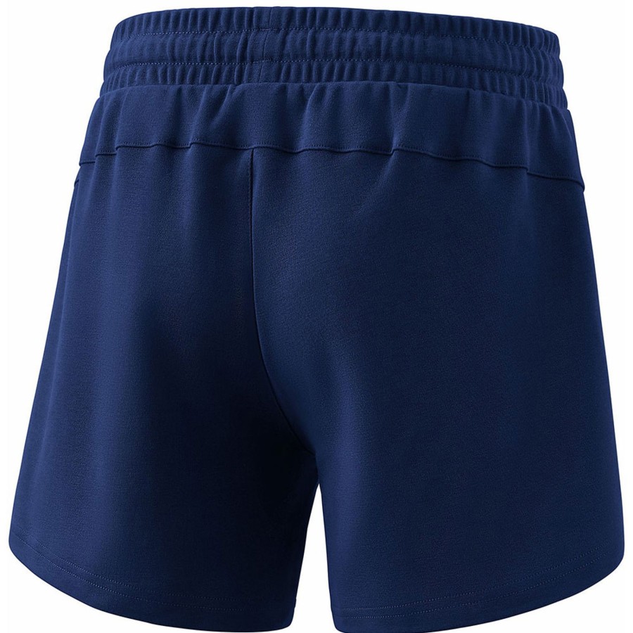 Damen Erima Jogginghosen | Erima Damen Sweatshorts Essential Team Blau