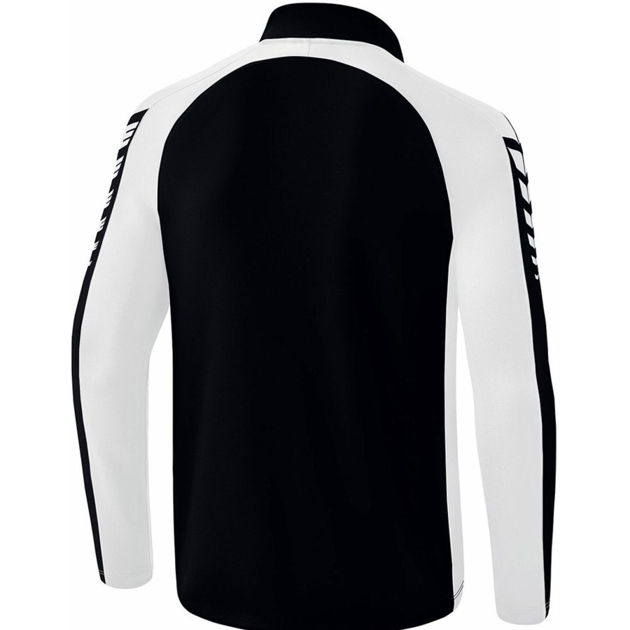 Kinder Erima Sweatshirts | Erima Kinder Trainingstop Six Wings Schwarz-Weis