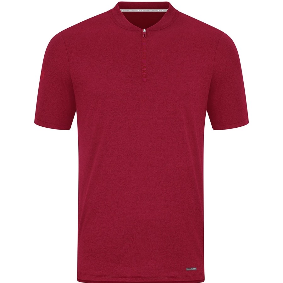 Damen Jako Polo-Shirts | Jako Damen Polo-Shirt Pro Casual Chili Rot