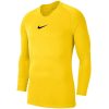 Herren Nike Baselayer | Nike Herren Langarm Shirt Park First Layer Gelb