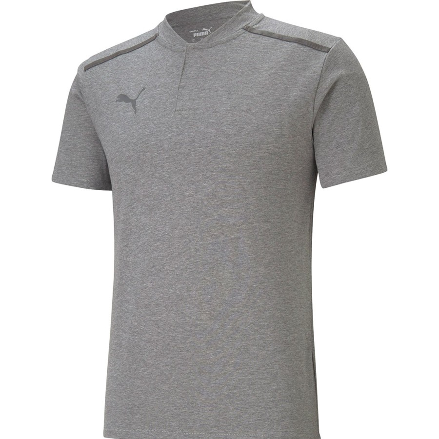 Damen Puma Polo-Shirts | Puma Polo Teamcup Casuals Grau