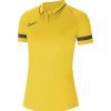 Damen Nike Polo-Shirts | Nike Damen Poloshirt Academy 21 Gelb-Schwarz