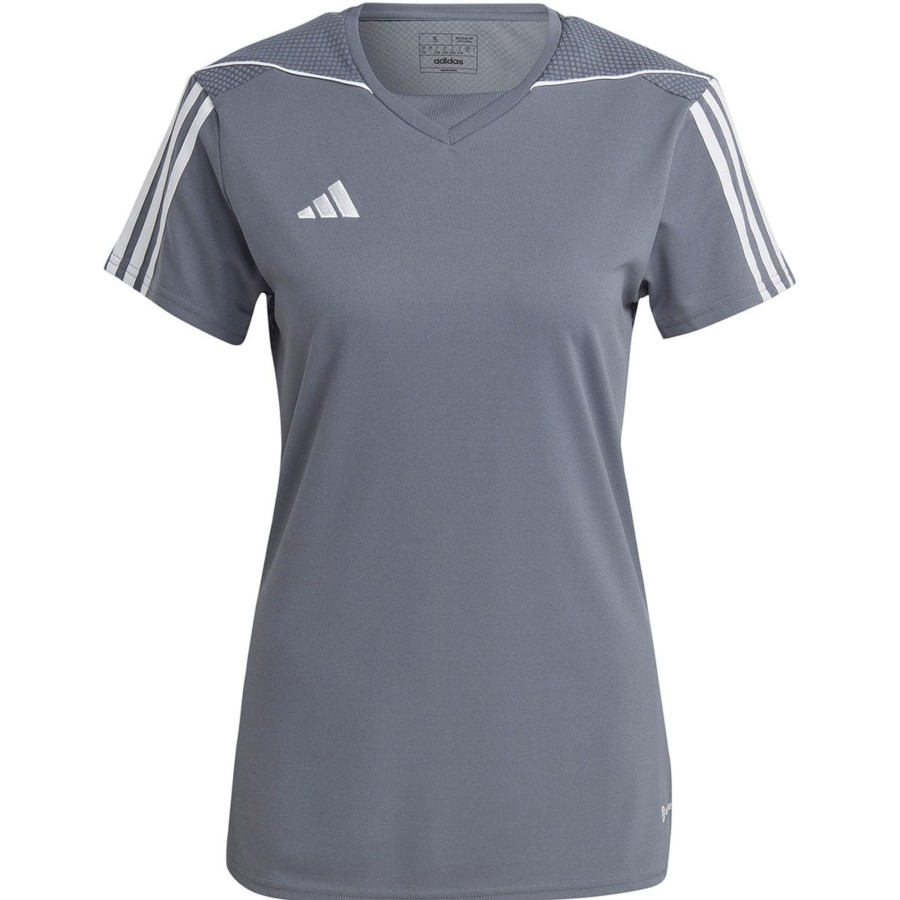 Damen Adidas Trikots | Adidas Damen Trikot Tiro 23 Grau-Weis